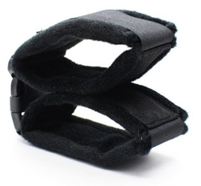 Menottes de poignets Buckle noir