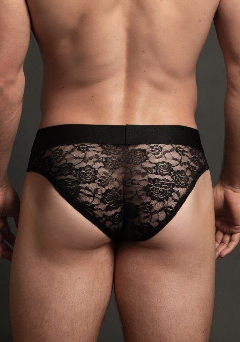 Slip Lace Dentelle Noir