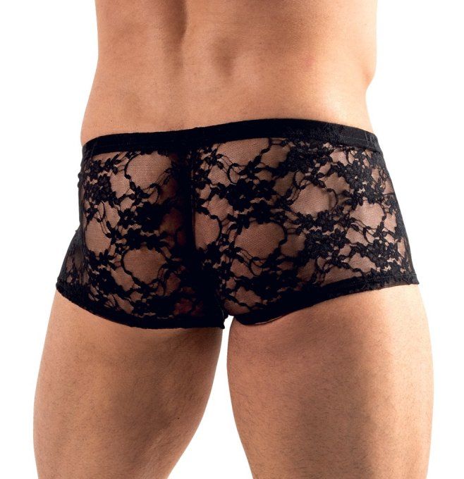 Boxer Dentelle LACE FLOWER Noir