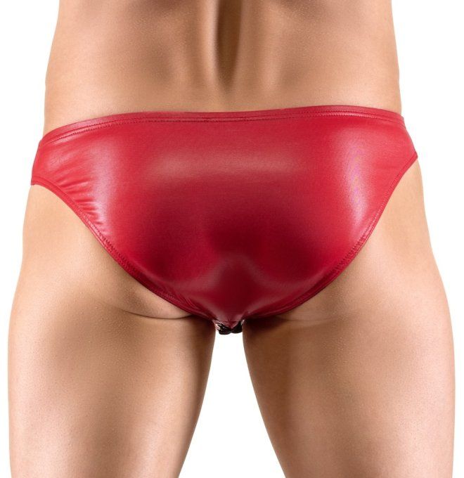 Slip avec cordon Zonio Rouge