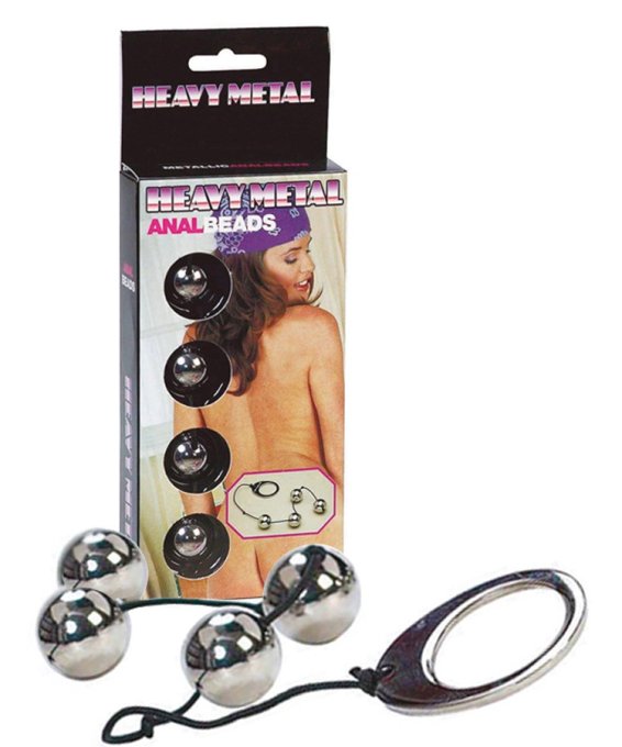 Anal Beads Heavy metal  30 x 2 cm