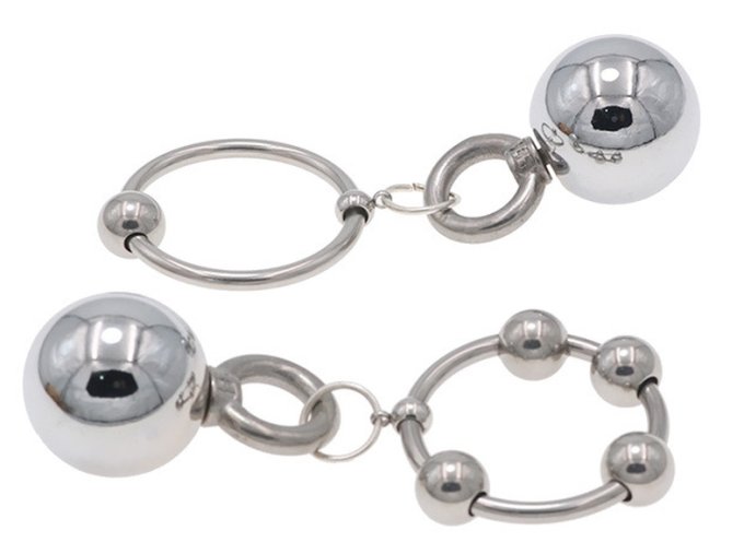 Anneau en métal avec 1 boule Weight Hanger 90g