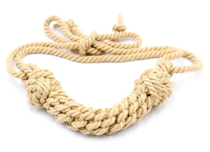 Bâillon Cordage Hemp Gag 12cm