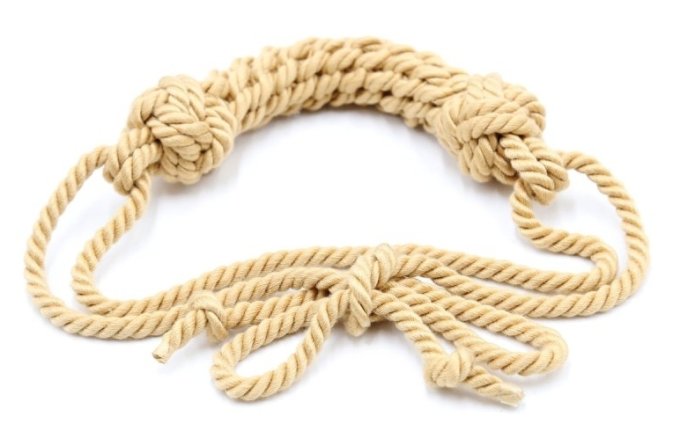 Bâillon Cordage Hemp Gag 12cm