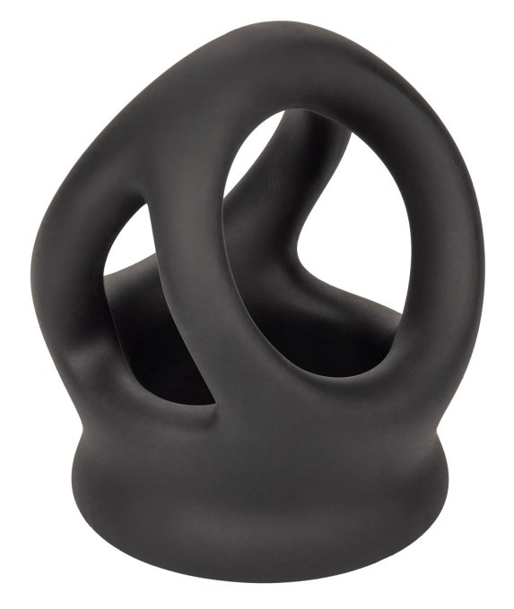 Ballstretcher en silicone Alpha Dual 37 mm Noir