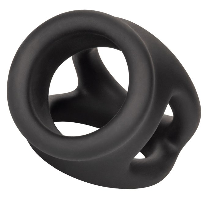 Ballstretcher en silicone Alpha Dual 37 mm Noir