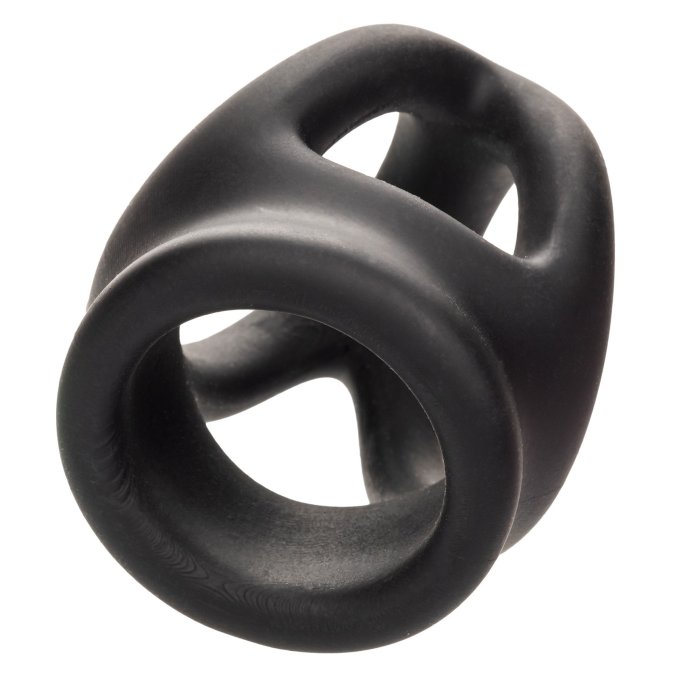 Ballstretcher en silicone Alpha Dual 37 mm Noir