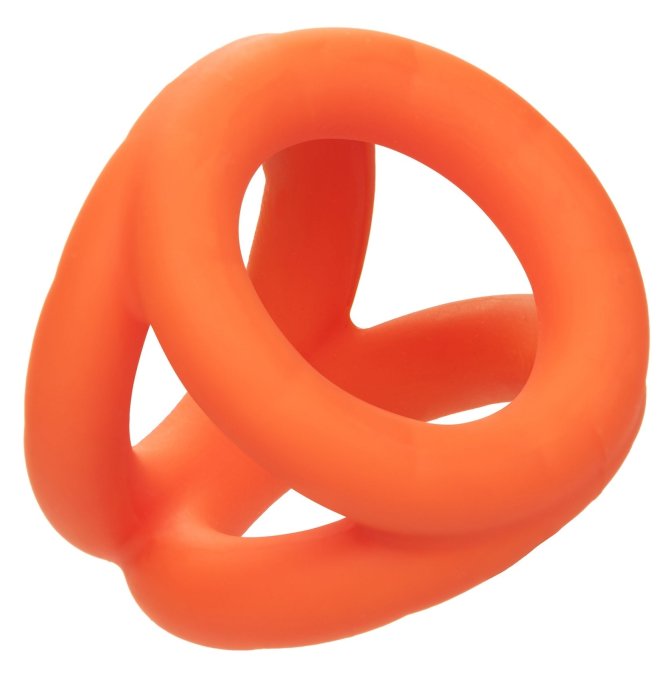 Ballstretcher en silicone Alpha Tri-Ring 38 mm Orange