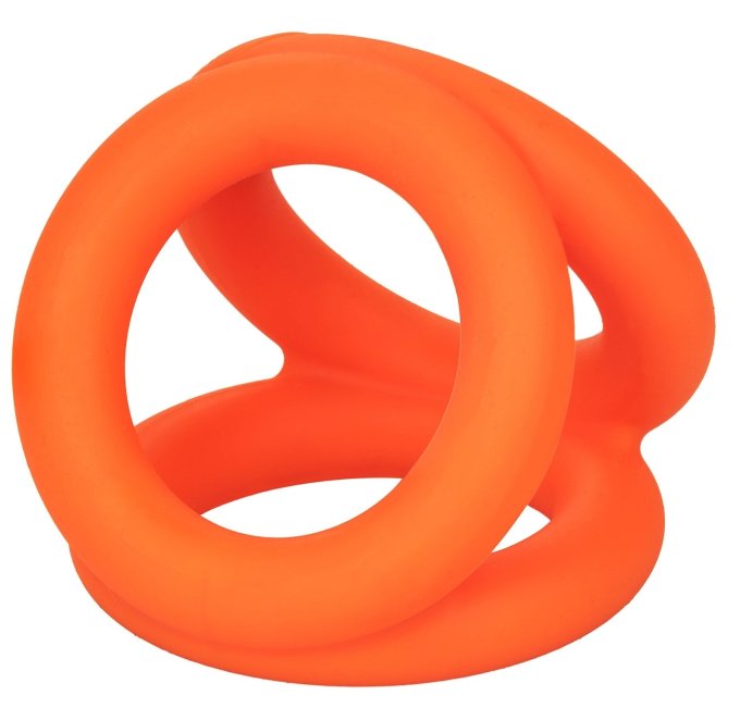 Ballstretcher en silicone Alpha Tri-Ring 38 mm Orange