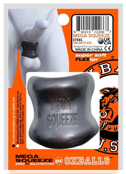 Ballstretcher Mega Squeeze 30 mm - Hauteur 50 mm Gris