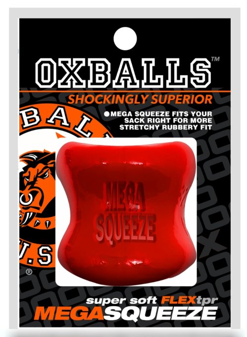 Ballstretcher Mega Squeeze 30 mm - Hauteur 50 mm Rouge