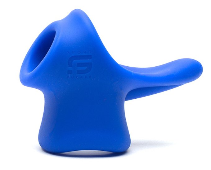 Ballstretcher Silicone Big Tailslide 30 mm - Hauteur 50 mm Bleu