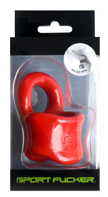 Ballstretcher souple Baller Ring 32 mm - Hauteur 35 mm Rouge