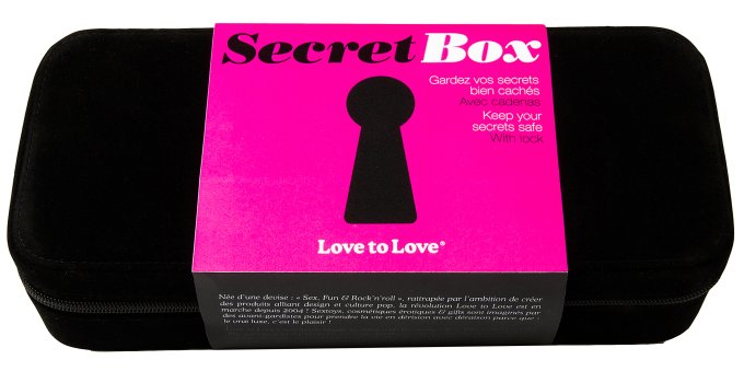 Boîte à sextoys Secret Box Noir