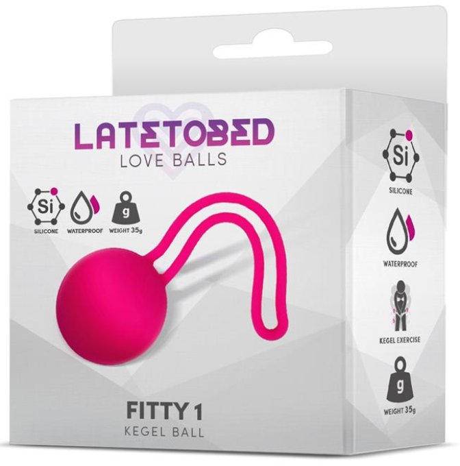 Boule de Kegel Fitty 1 Rose 3.4cm - Poids 35gr