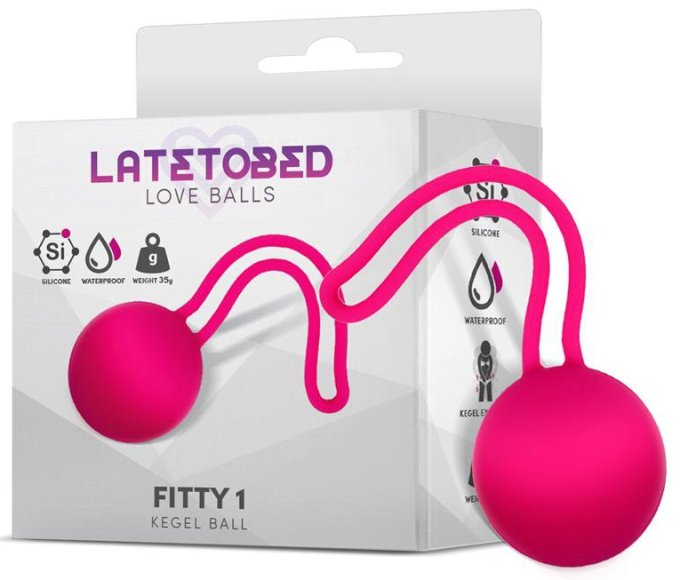 Boule de Kegel Fitty 1 Rose 3.4cm - Poids 35gr