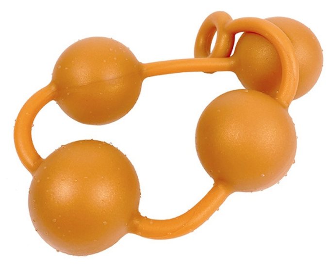 Boules anales en silicone Ass Orange 50 x 5.5cm