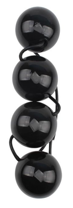 Boules anales Rubicon L 35 x 6cm Noires