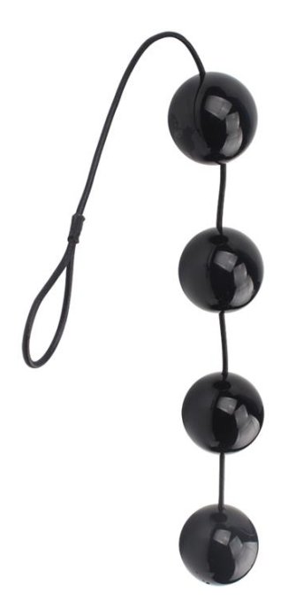 Boules anales Rubicon L 35 x 6cm Noires