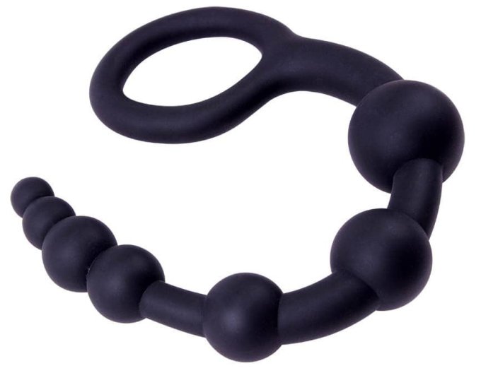 Boules anales U Shape Black Mont 30 x 4.5cm