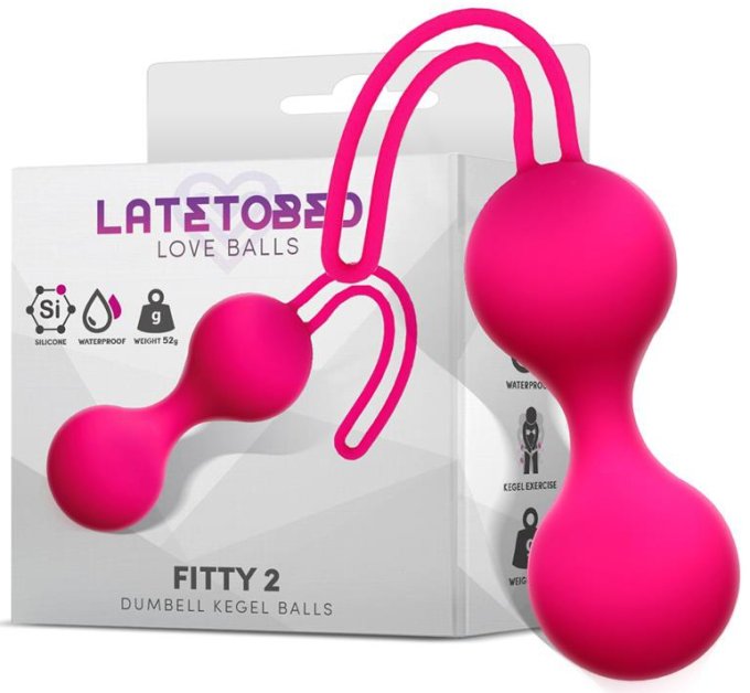 Boules de Kegel Fitty 2 Rose 3cm - Poids 52gr