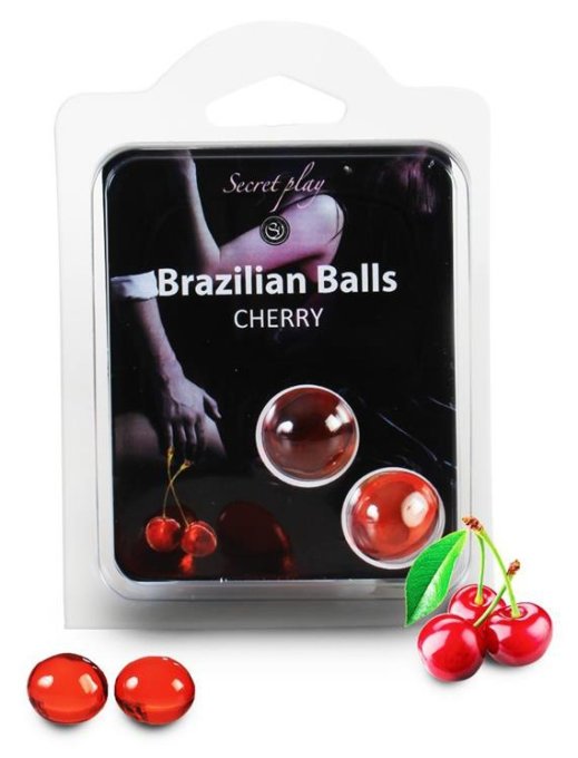 Boules de massage BRAZILIAN BALLS Cerise