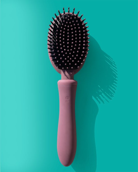 Brosse à Cheveux Vibrante Vibraliss 11.5 x 3.3cm Mauve