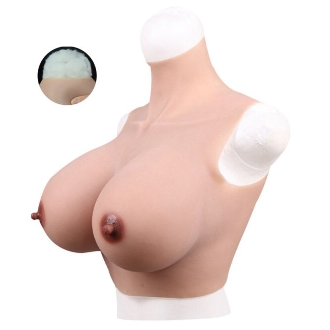 Buste Seins Coton Col haut Bonnet E