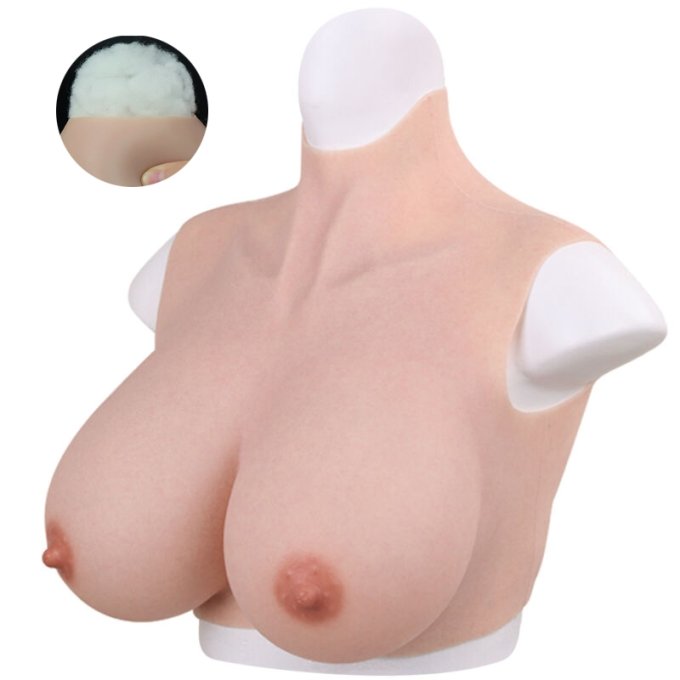 Buste Seins réalistes Coton Col haut Bonnet G