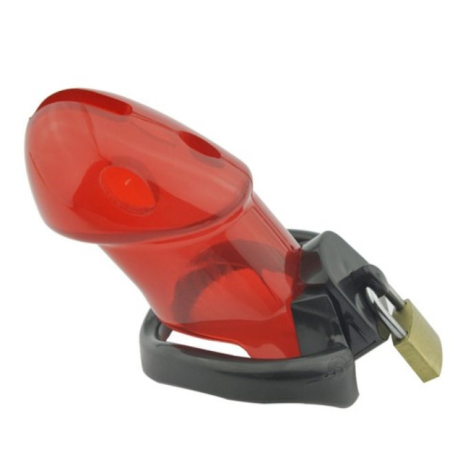 Cage de chasteté Rickers 9 x 3cm Rouge