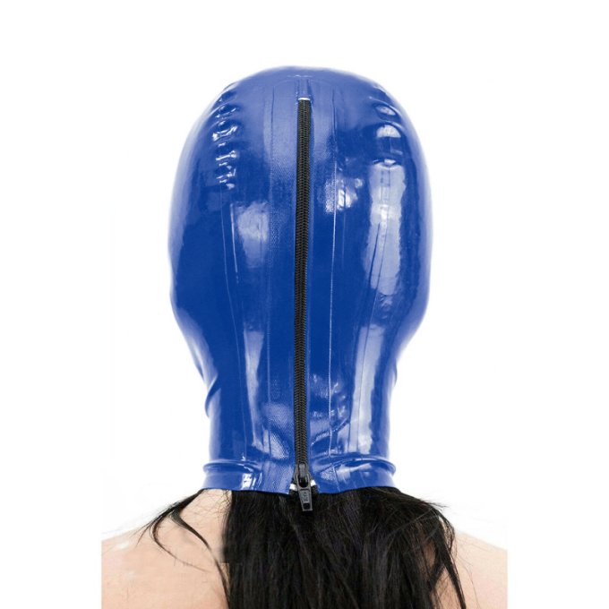 Cagoule en Latex Texie Bleu