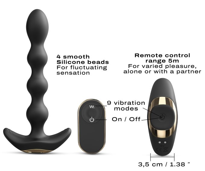 Chapelet anal Flexi Balls Dorcel 16 x 2.8cm