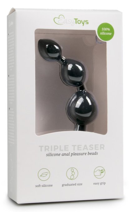 Chapelet anal Triple Teaser 11 x 3 cm