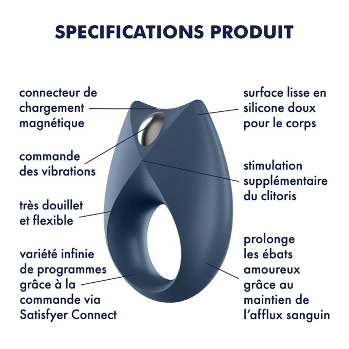 Cockring connecté Royal One Satisfyer