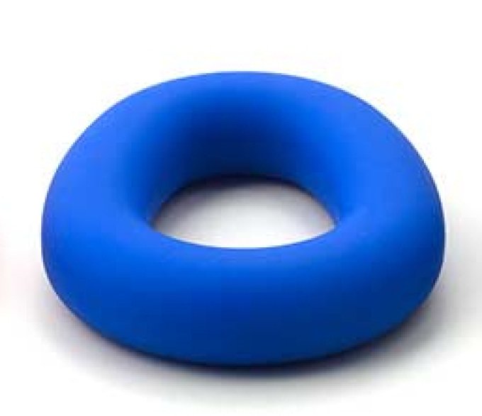 Cockring en silicone Hero Ring 35 mm Bleu