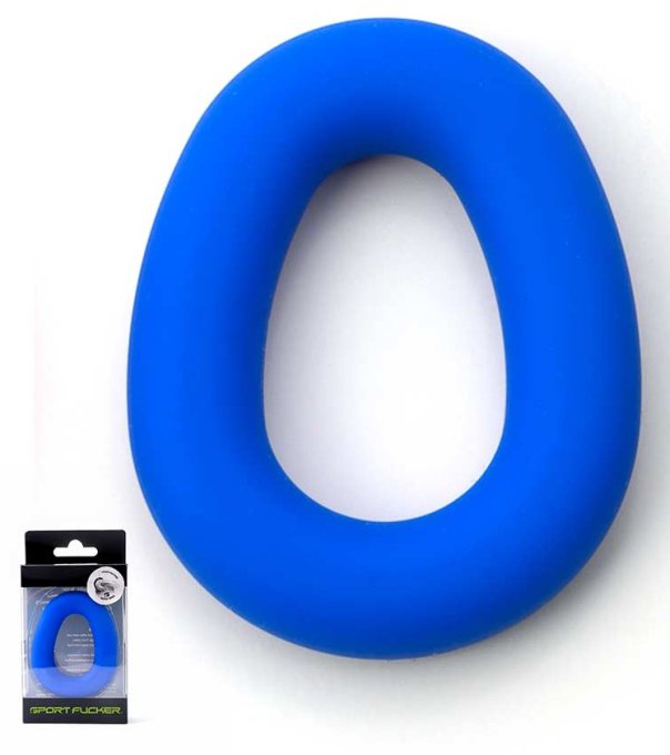 Cockring en silicone Hero Ring 35 mm Bleu