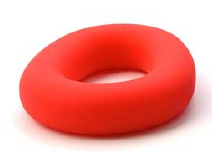 Cockring en silicone Hero Ring 35 mm Rouge