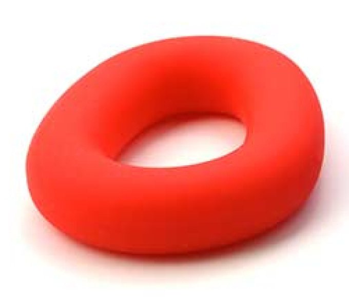 Cockring en silicone Hero Ring 35 mm Rouge