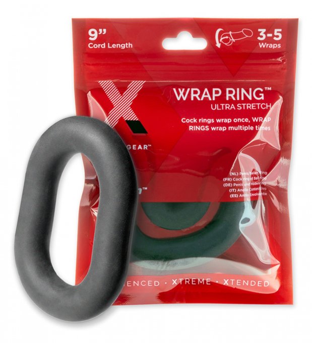 Cockring en silicone Wrap Ultra Stretch 23cm