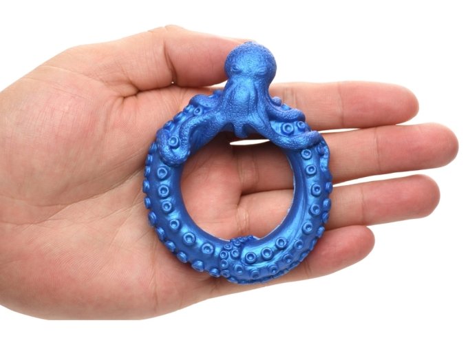 Cockring Poseidon's Octo-ring Bleu