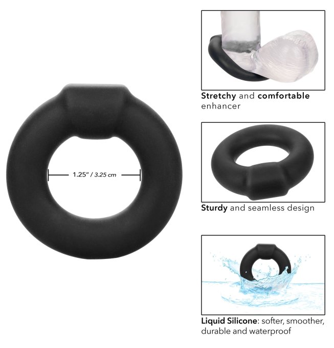 Cockring Silicone Optimum Alpha 32mm Noir