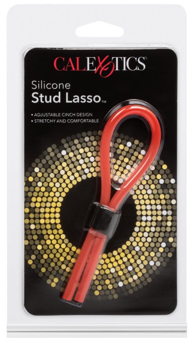 Cockring Stud Lasso Rouge