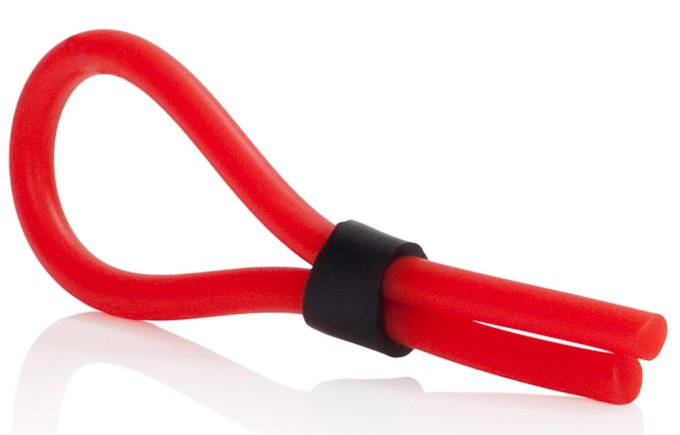 Cockring Stud Lasso Rouge