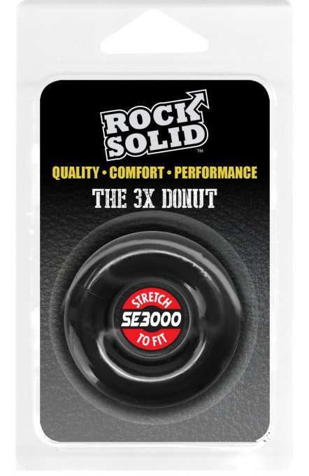 Cockring The Donut 3X 22 mm Noir