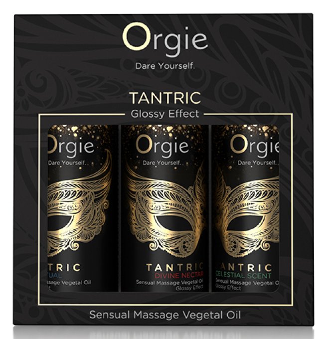 Coffret 3 Huiles de Massage Tantric