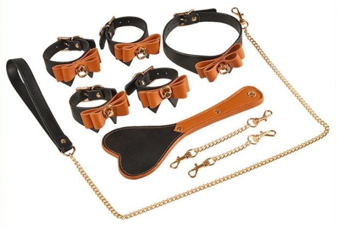 Coffret Bondage SM Butler Noir-Marron