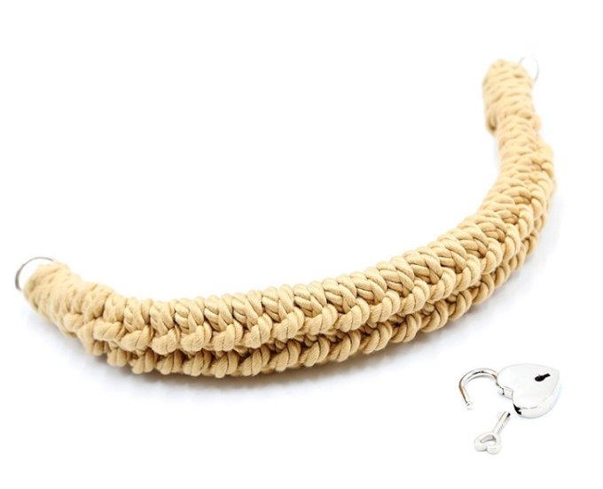 Collier Corde Hemp Collar 45cm