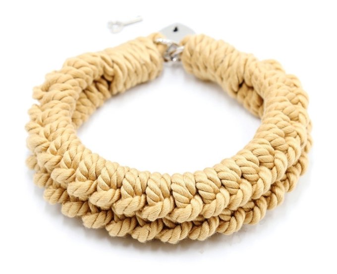 Collier Corde Hemp Collar 45cm