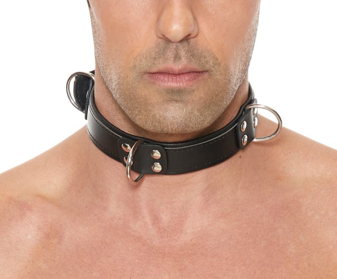 Collier Deluxe Bondage Noir