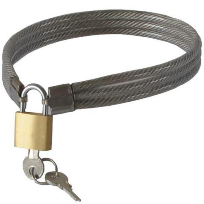 Collier en métal Slave Lock avec Cadeans